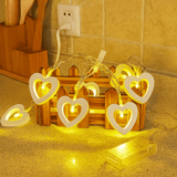 Wooden Heart String Light