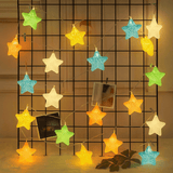 Crackle Star String Light (Colourful)