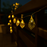 Metal Leaf Lights