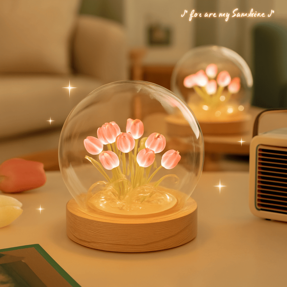 Tulip Globe Lamp