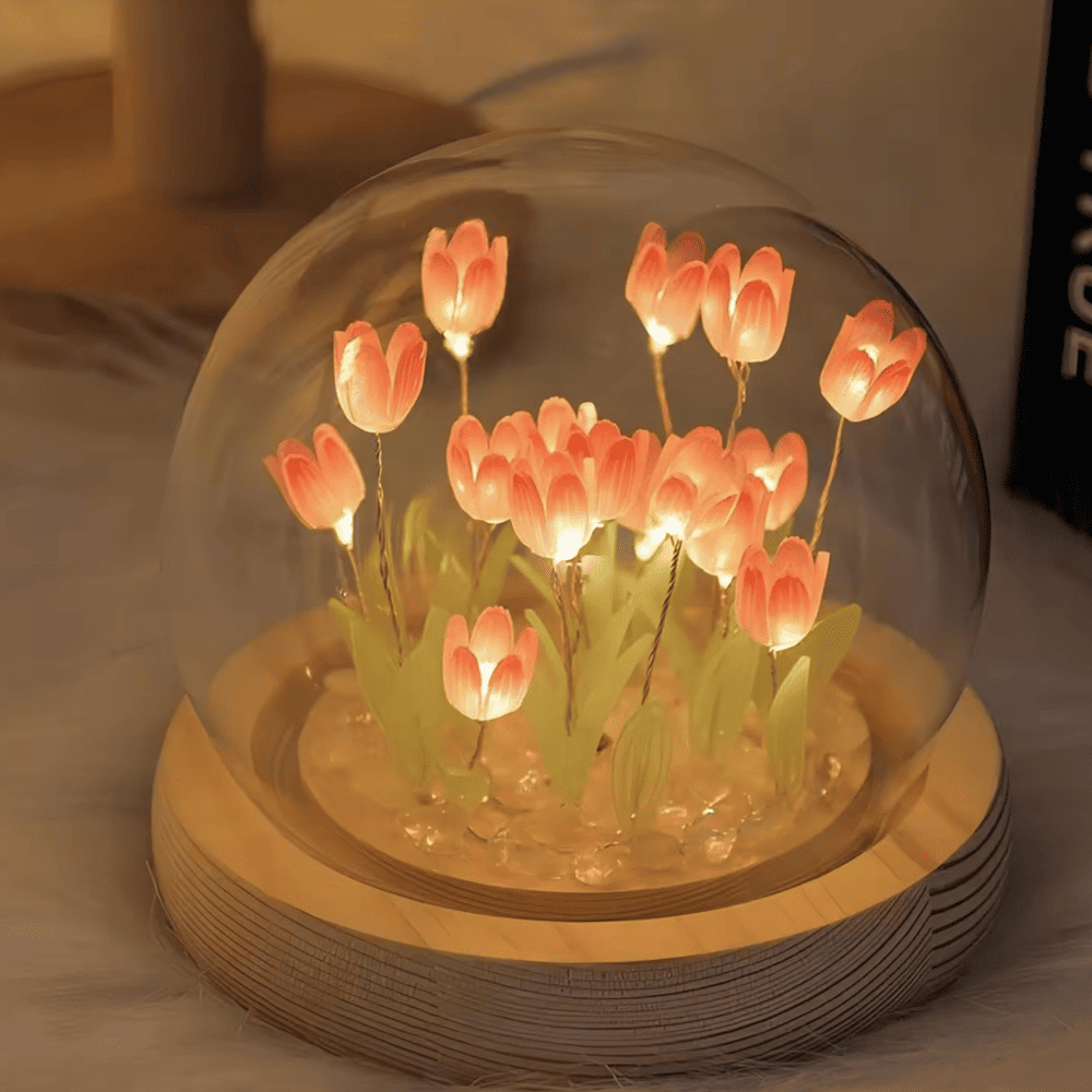 Tulip Globe Lamp