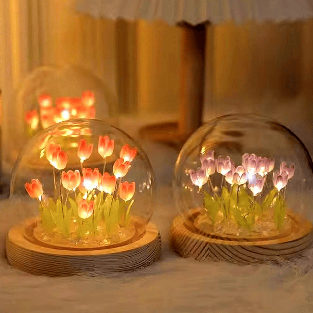 Tulip Globe Lamp