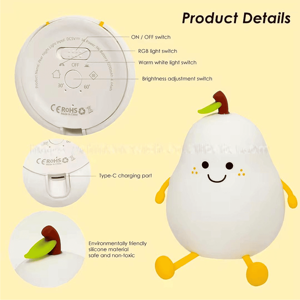 Pear Silicone Lamp
